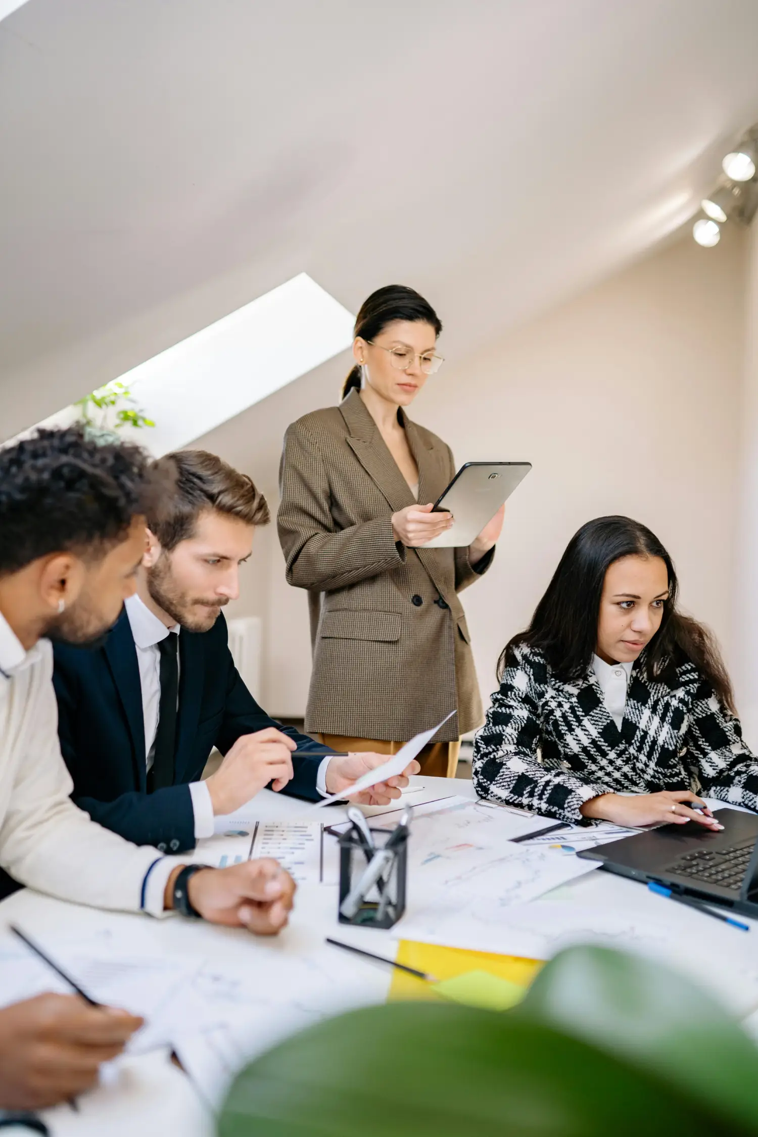 professional CFO team performing strategic financial planning